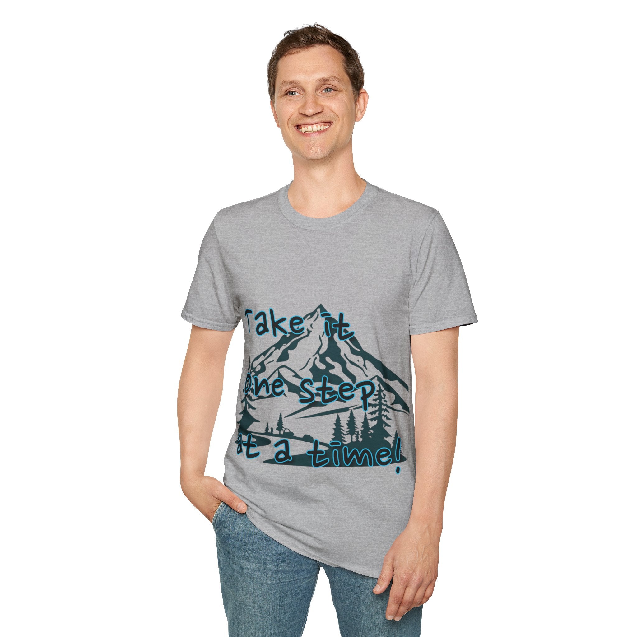 Men's T-Shirt — Take it One Step at a Time