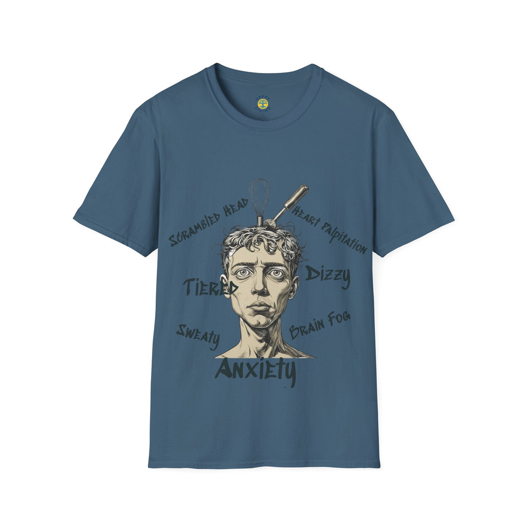 Women's- Anxiety Symptoms Graphic T-Shirt